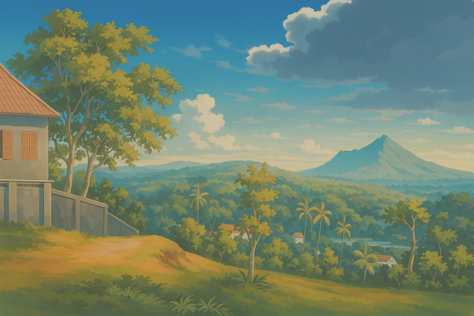 View of Mount Ophir